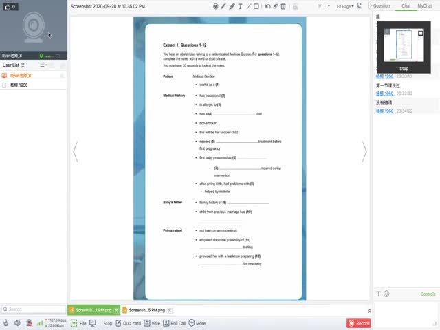20-21年&nbsp;OET&nbsp;Tutorial&nbsp;3&nbsp;Listening&nbsp;and&nbsp;Speaking