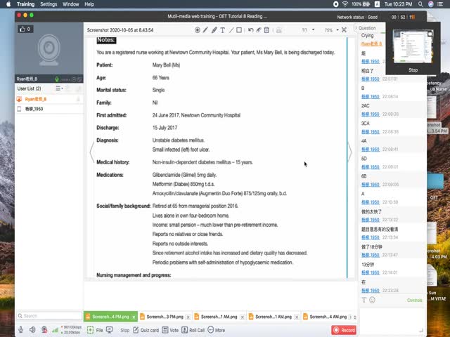 20-21年&nbsp;OET&nbsp;Tutorial&nbsp;7&nbsp;Reading&nbsp;and&nbsp;Writing