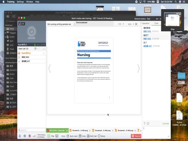 20-21年&nbsp;OET&nbsp;Tutorial21&nbsp;Reading&nbsp;and&nbsp;Writing