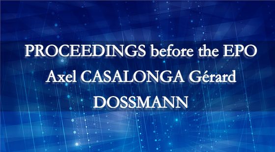 PROCEEDINGS&nbsp;before&nbsp;the&nbsp;EPO