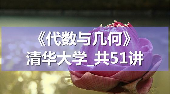 K8094_《代数与几何》_清华大学_共51讲