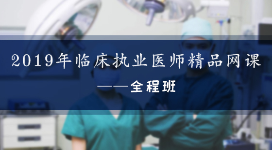2019年臨床執(zhí)業(yè)醫(yī)師精品網(wǎng)課——全程班