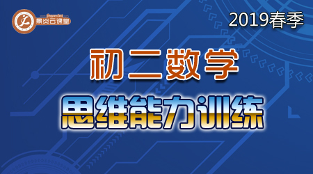 【2019春季】初二数学思维能力训练